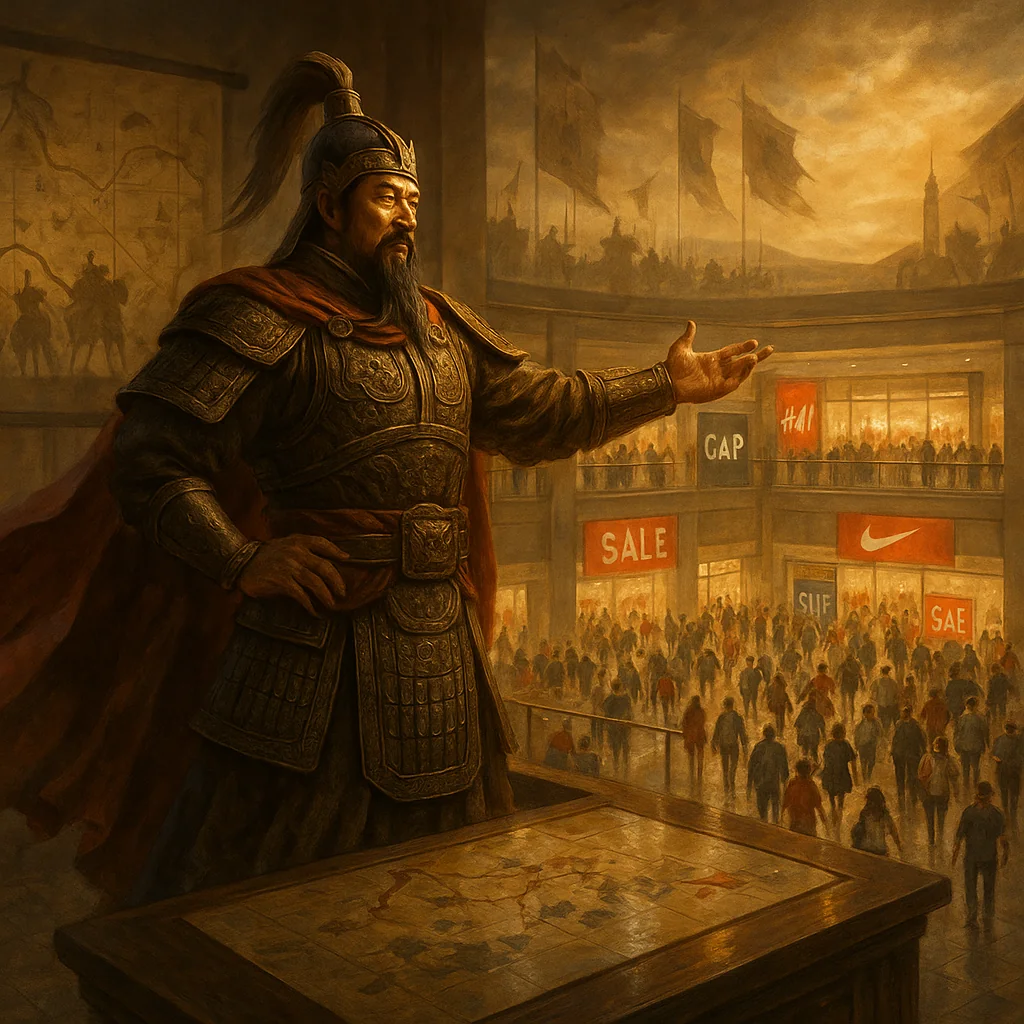 استراتژی‌های جنگ چین در بازاریابی مراکز خرید