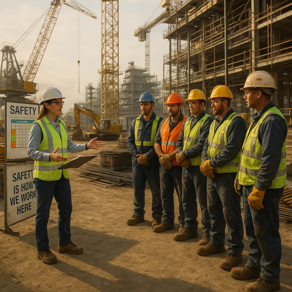 کوچینگ تغییر سازمانی در محیط صنعتی با تمرکز بر فرهنگ ایمنی و تعامل مستقیم با کارکنان