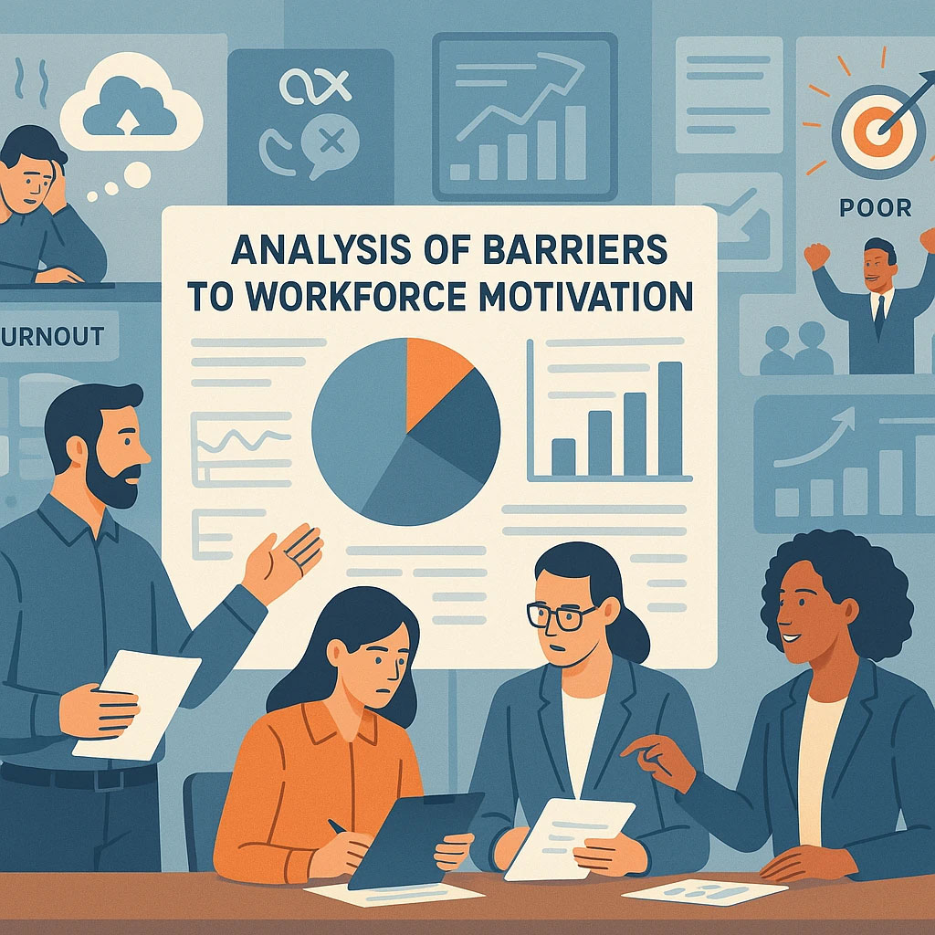 نمودار مدل فرهنگ سازمانی و نوآوری در پژوهش EJMBE 2024؛ نمایش اثر مأموریت، سازگاری و انسجام سازمانی بر عملکرد نوآورانه کارکنان بر پایهٔ مدل دینیسون و تحلیل معادلات ساختاری (SEM).